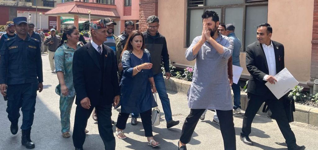 Rabi Lamichhane released from jail