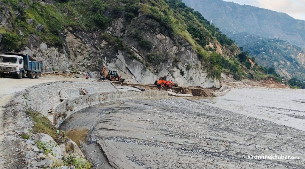 Diversions built at 3 sections of BP Highway