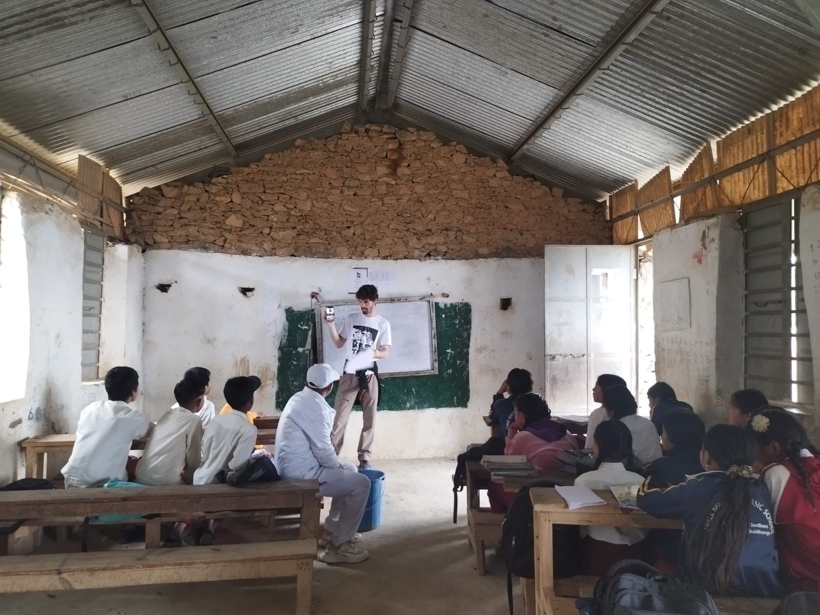 A French teacher’s mission to bring computer literacy to a remote Nepali village
