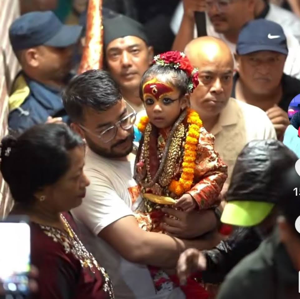 Living Goddess Kumari to offer Dashain Tika to public today