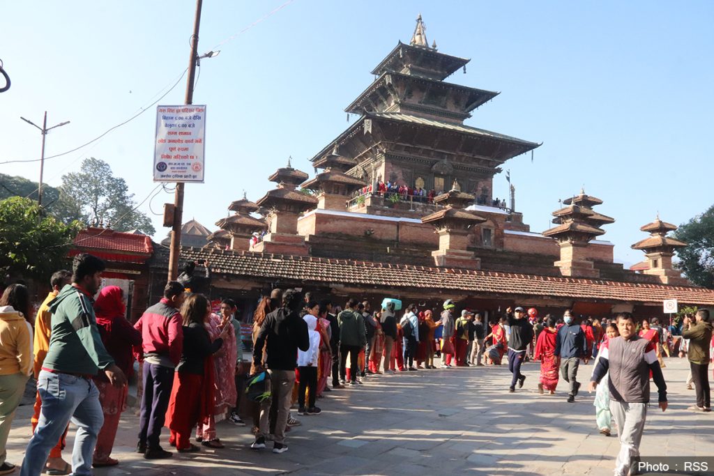 Taleju Temple welcomes devotees on Maha Nawami