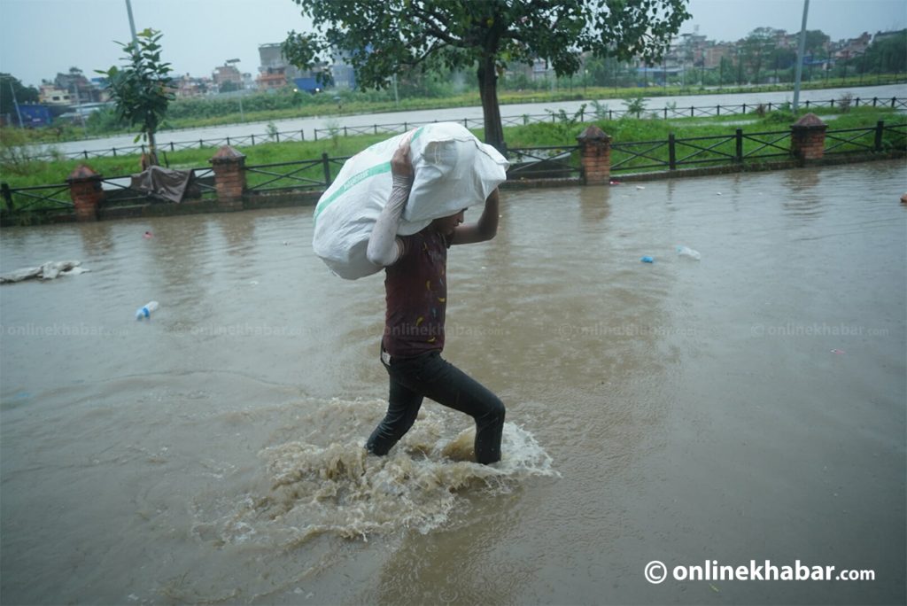 Heavy rain risk eases in Kathmandu Valley, shifts to Koshi Province