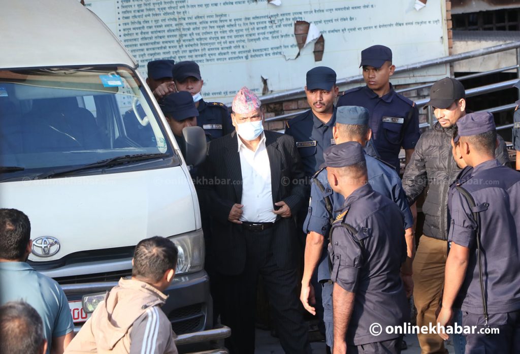 Former Speaker Mahara sent to judicial custody