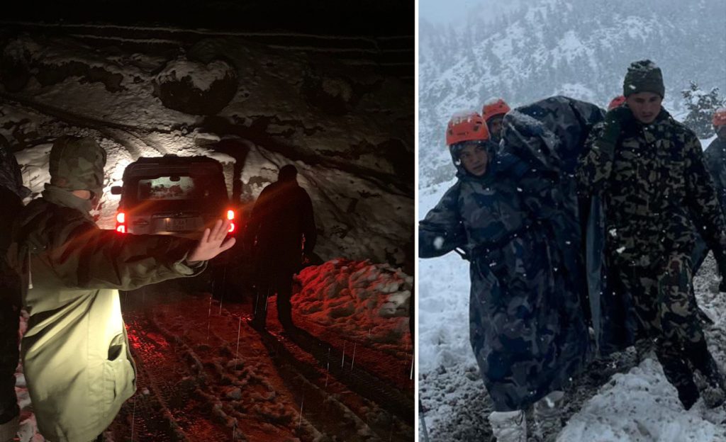 Nepali Army rescues 1,500 people trapped by snowfall