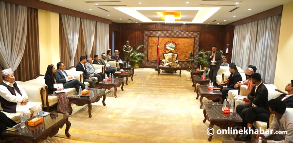 Tripartite talks with Gen Z representatives begin at Baluwatar