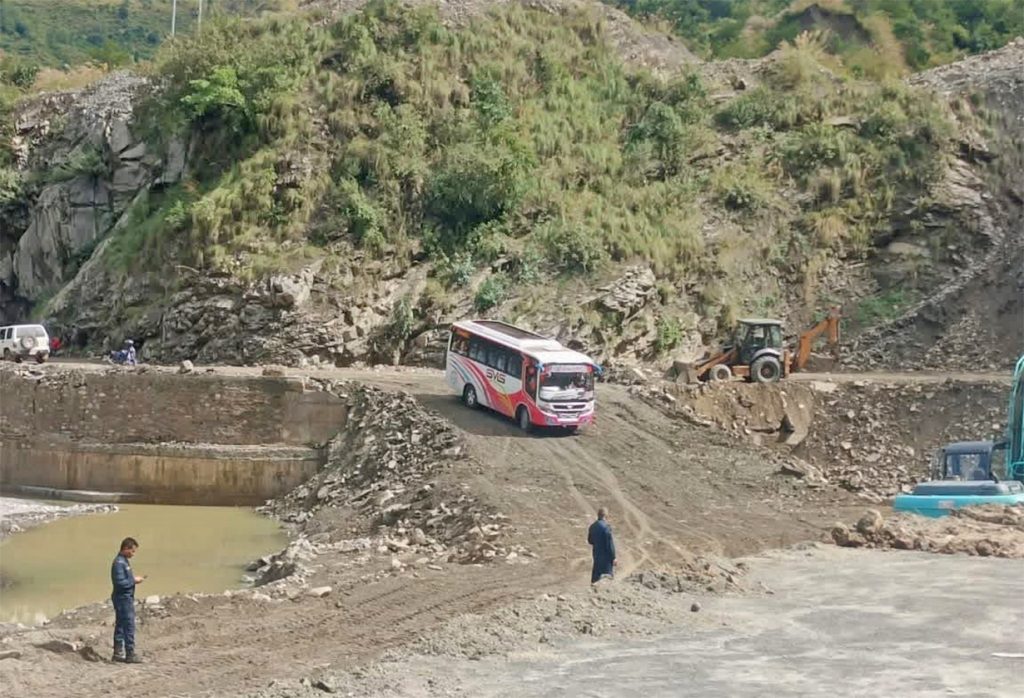 BP Highway reopens after three days following diversion construction