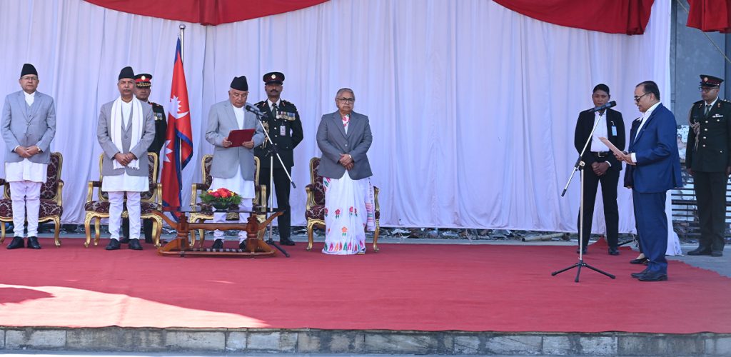 Madhesh Province Chief Karna takes oath