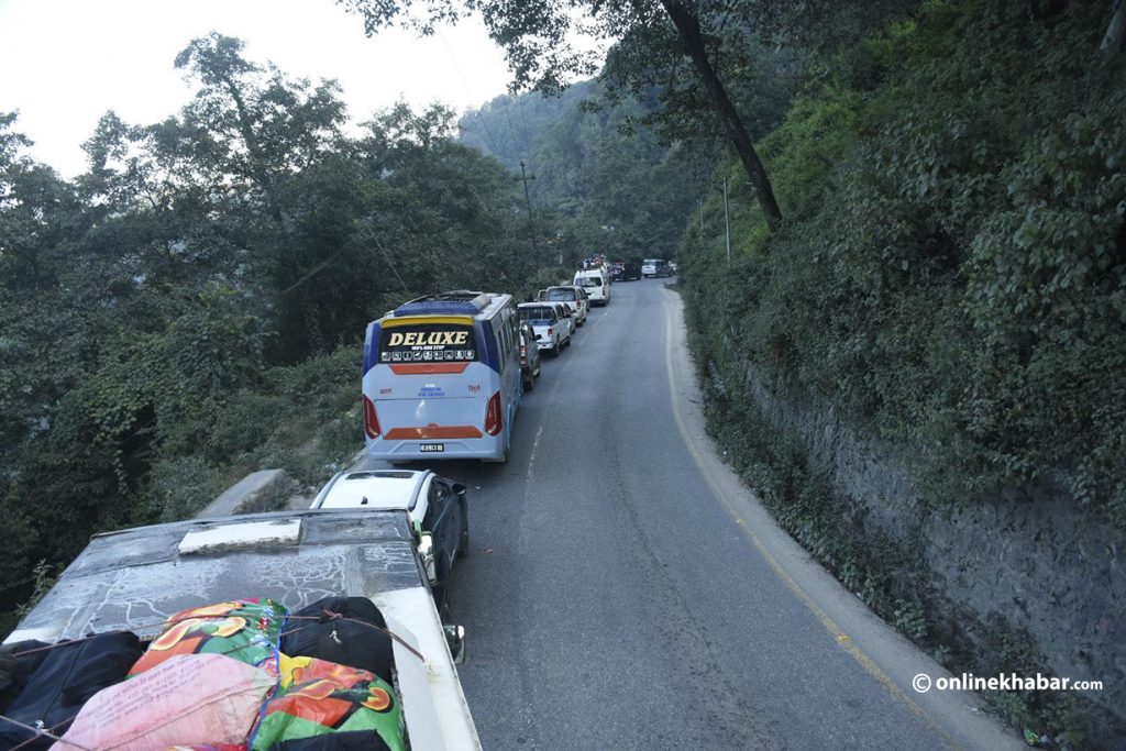 Nagdhunga–Naubise–Malekhu road to close daily for 5 hours from Wednesday