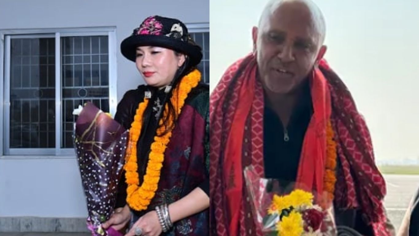 UN Peace Ambassador Wuluohai and former Ethiopian PM Layne arrive in Nepal for World Peace Program