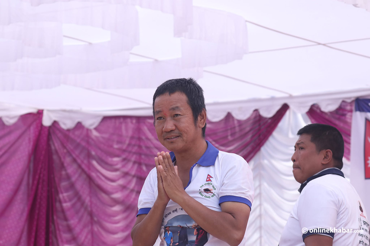 Harka Sampang holds first public rally in Kathmandu after party registration (Photos)