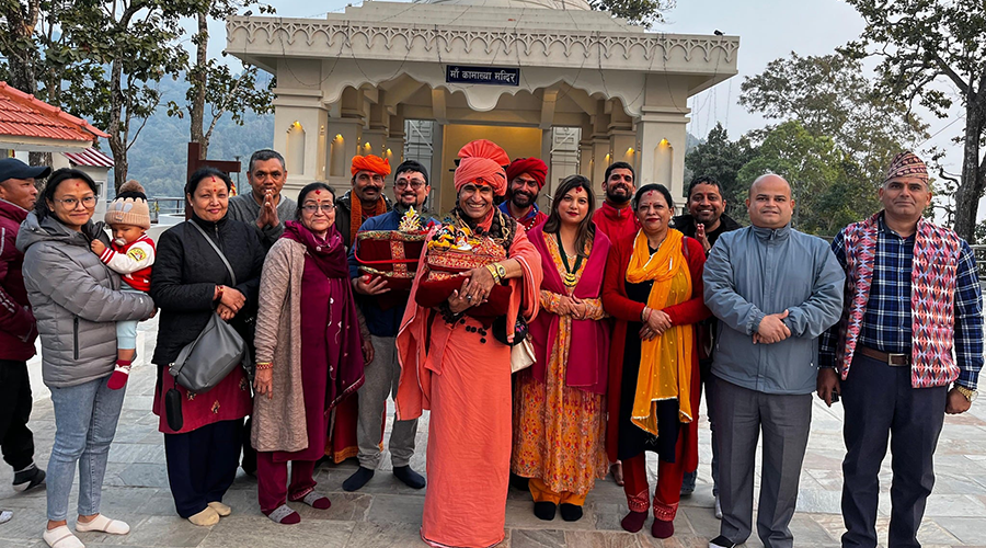 Indian tourist arrivals triple at Palpa’s Kamakhya Dham