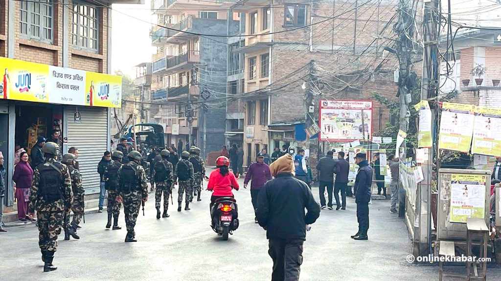 Heightened security measures introduced in Kathmandu before election