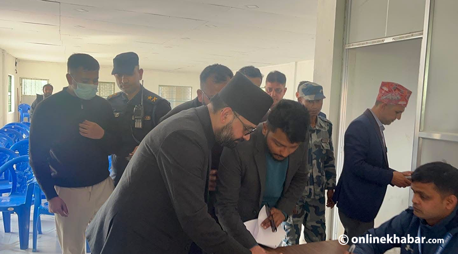 Balen Shah files nomination