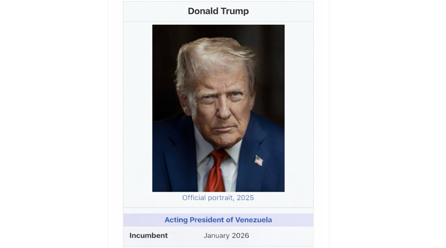 Trump declares himself ‘Acting President of Venezuela’ on social media