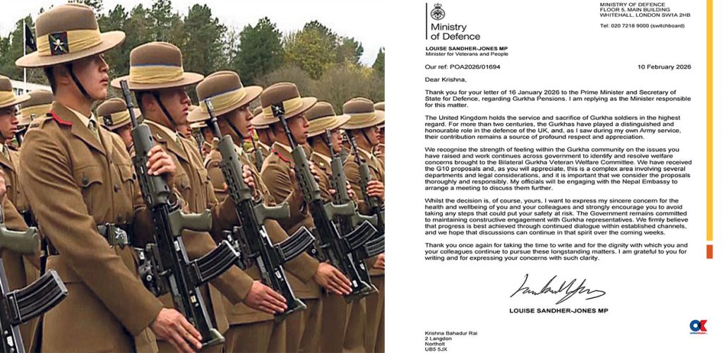 Britain urges former Gurkhas to avoid hunger strike as pension talks continue