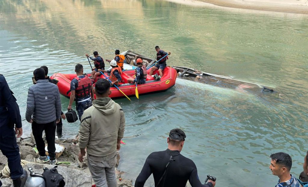 4 die in bus accident in Ramechhap