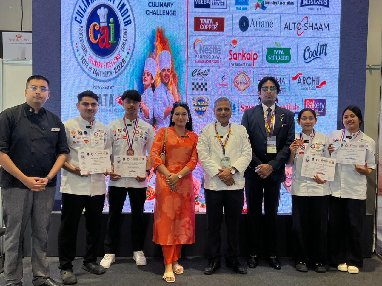 IIG students win multiple medals at Culinary Art India