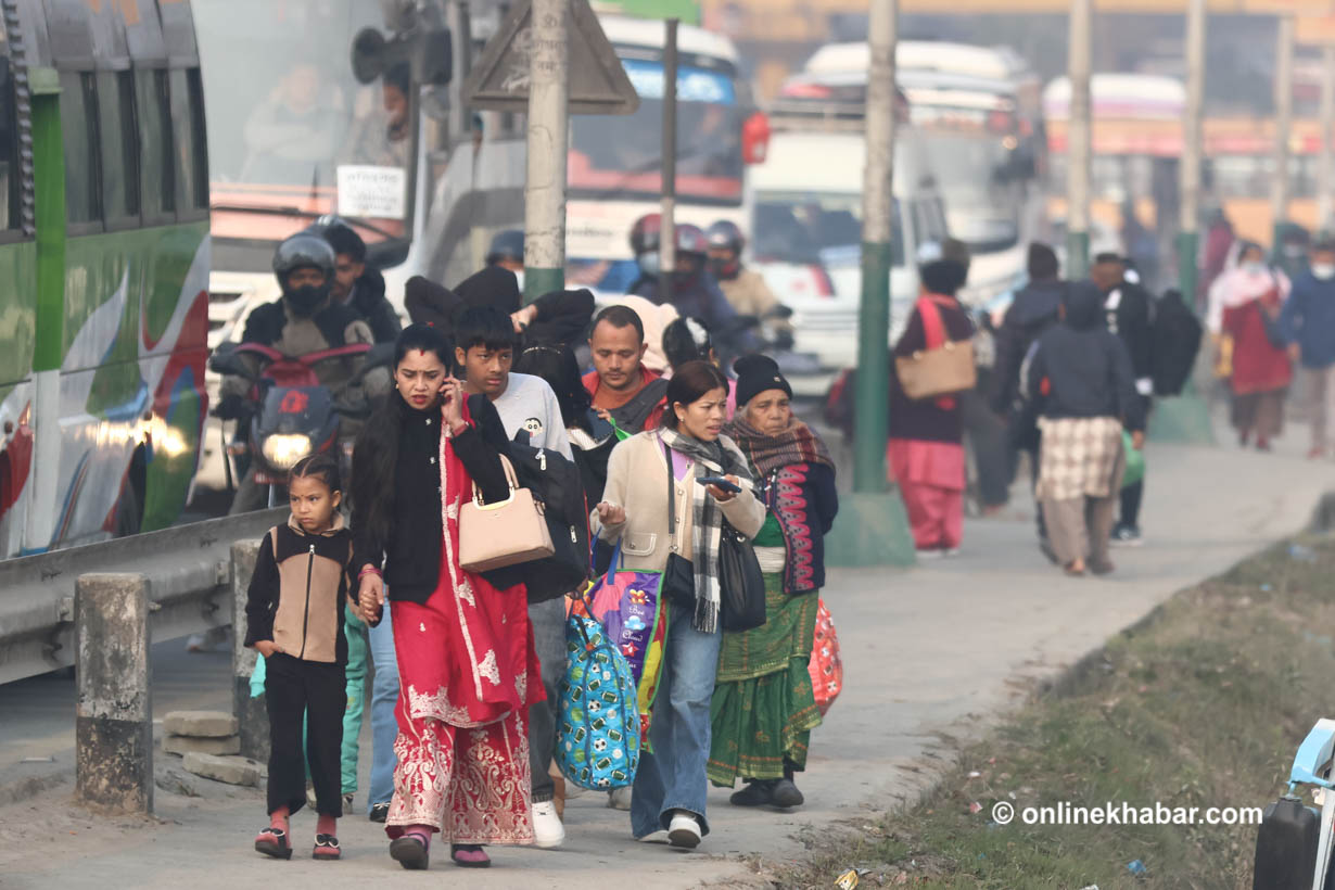 Exodus from Kathmandu Valley grows as voters return home ahead of house polls