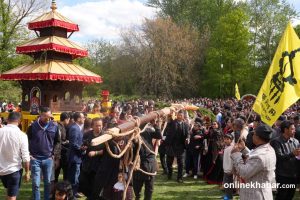 Nepali community transforms London park into vibrant Biska Jatra celebration