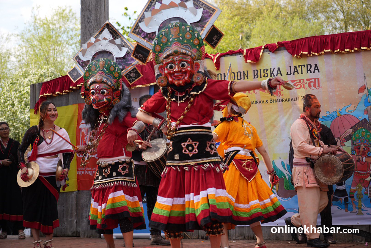 Nepali community transforms London park into vibrant Biska Jatra ...