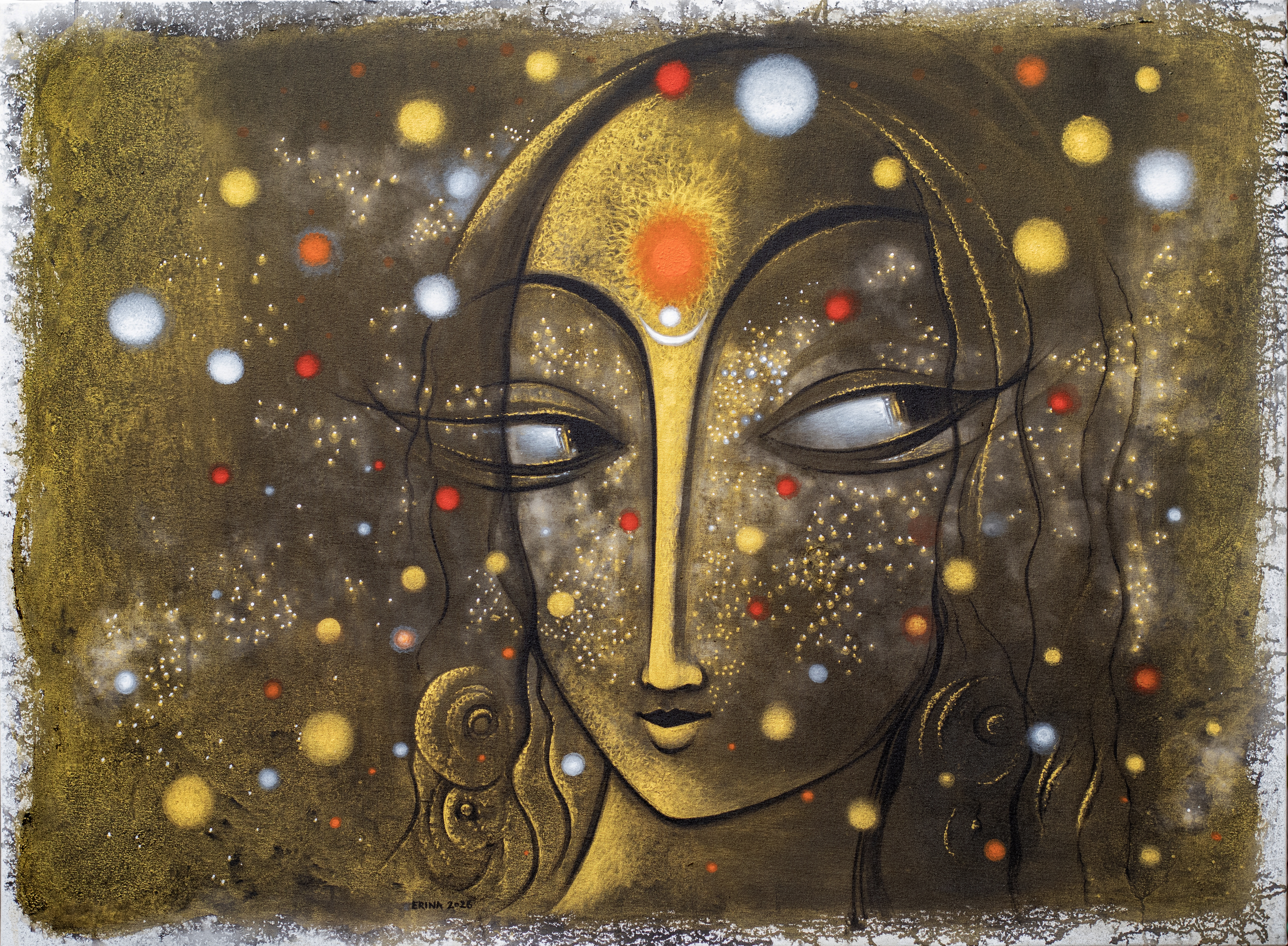 Erina Tamrakar’s ‘Ma–Myself’ exhibition explores inner self through symbolic portraits