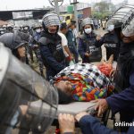 Kathmandu Metro resumes Manohara squatter demolition under heavy police guard after day of clashes