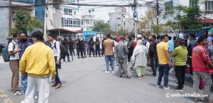Tight security at RSP office as squatters prepare to march (Photos)