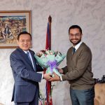 Chinese Ambassador calls on Minister Pokharel