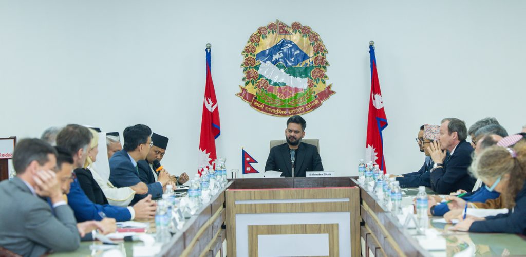 Prime Minister Balen Shah briefs foreign diplomats on government priorities