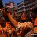Madhyapur Thimi is vibrant with colours of Sindur Jatra (Photos)