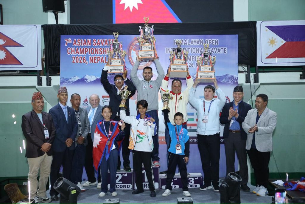 Nepal clinches team championship at 7th Asian Savate Championship