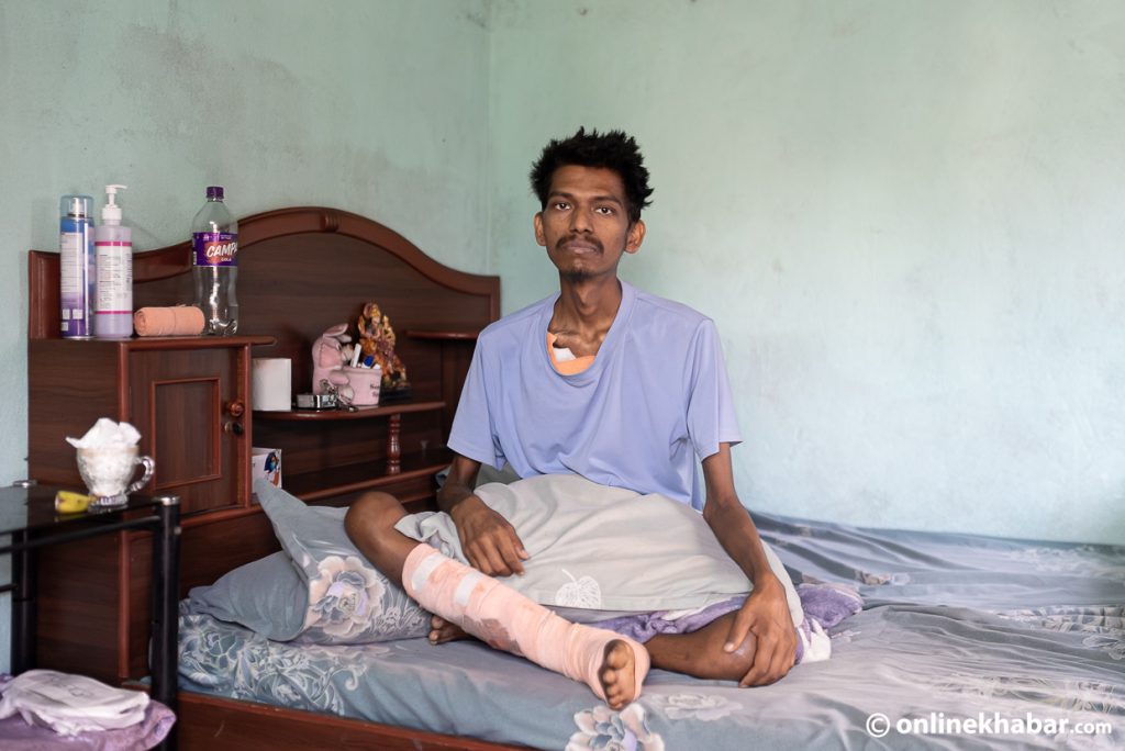 Cancer took everything from Prabin except his will to live