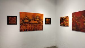 Festive Spirit: Pradip Kumar Bajracharya paints the rhythm of Newa life