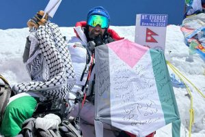 Kite of Dreams reaches Mount Everest summit to amplify voices of Gaza Children
