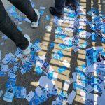 RSP candidates flood Chitwan with paper flyers as electronic voting machines stand ready (Photos)