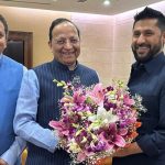Rabi Lamichhane in Delhi, welcomed by BJP leaders at airport