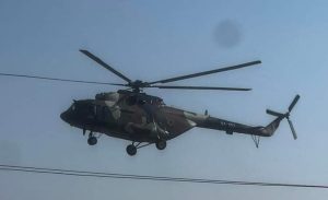 Nepal Army conducts aerial patrol in Sunsari