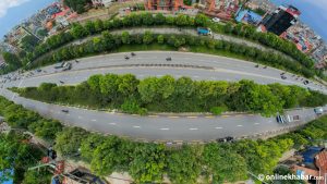 Greenery lines Lalitpur’s ring road (Photos)