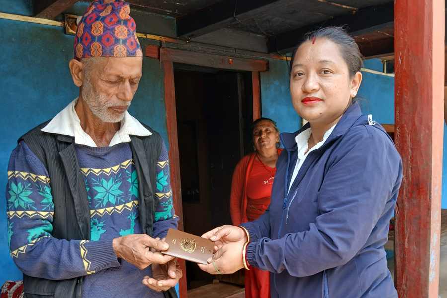 Over 1,100 residents receive home Passport Delivery Service in Gulmi