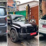 Suspicious vehicles parked outside Onlinekhabar, Himalaya TV, and Kantipur Offices