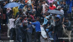 Funeral of Ganesh Nepali, who died by self-immolation, held at Aryaghat (Photos)