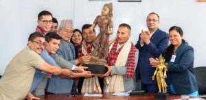 Two historic archaeological sculptures repatriated to Nepal from the US