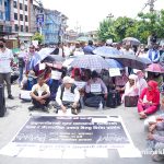 Landless squatters protest in Kathmandu, demand rehabilitation and release of detainees (Photos)