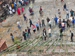 Bamboo trade begins in Bhaktapur ahead of Gai Jatra