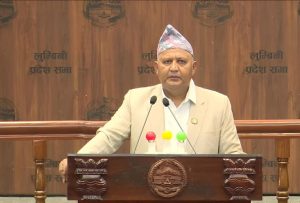 Lumbini Chief Minister receives vote of confidence