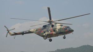 Rasuwa Floods: Army MI-17 helicopter flies to affected area with medical team