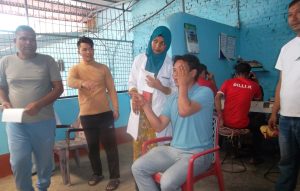 Free eye camp at Nakhu Prison