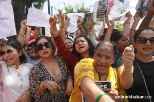 Protest held in Kathmandu demanding justice for 3-year-old