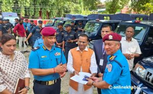 Madhesh Provincial Government provides 12 vehicles to Nepal Police