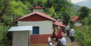 3 impoverished families receive earthquake-resistant homes in Khotang